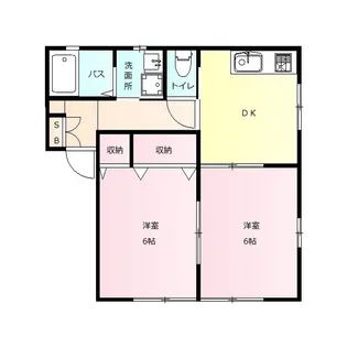 グランシャリオ B【1階】の間取り