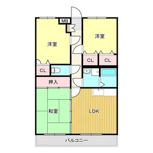 ファインフィールド・K【3階】の間取り