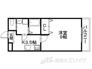 ローズ【2階】の間取り