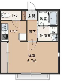 カーサテルセーロ【1階】の間取り