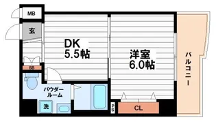メゾン・デ・ノムラ東心斎橋【5階】の間取り