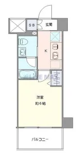 LOG横浜伊勢町【2階】の間取り