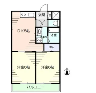 ドミール325【3階】の間取り