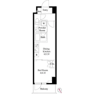 ハーモニーレジデンス六義園【3階】の間取り
