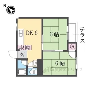 成田グリーンハイツ【1階】の間取り