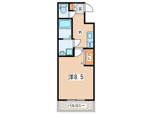仮)浜町3丁目計画【2階】の間取り
