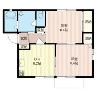 リヴェール【1階】の間取り