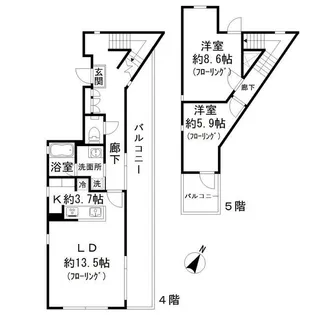 W-HOUSE IIIの間取り