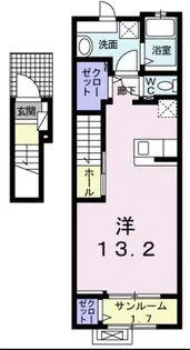 マルベール【2階】の間取り