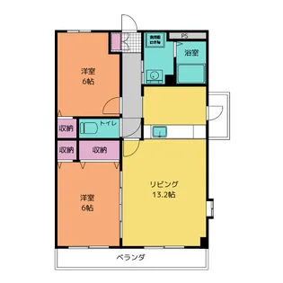 ベイ・セジュール【3階】の間取り