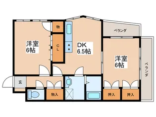 セゾン・ヴィラージュ【3階】の間取り