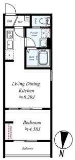 GRADUS伊勢原【3階】の間取り