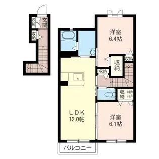 Sha Maison シャーメゾン吉沢【2階】の間取り