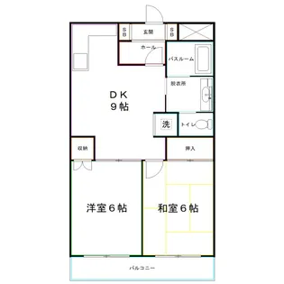 レムロード国分寺【4階】の間取り