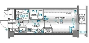 ガラ・シティ大崎【4階】の間取り