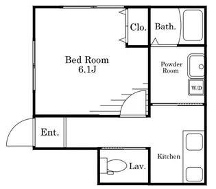 Comfortia【1階】の間取り