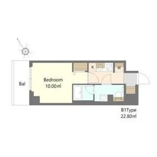 レジデンス船橋東中山【6階】の間取り