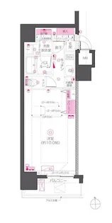 ズーム東神田【2階】の間取り