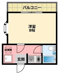 セレクト三愛【3階】の間取り