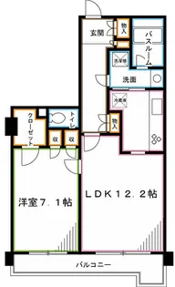 ラフィーネ阿佐谷【8階】の間取り
