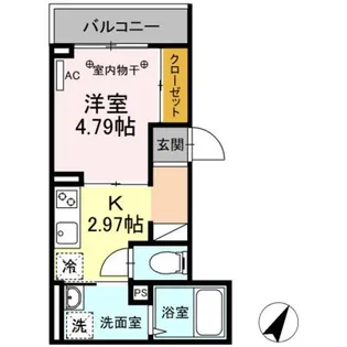 アナシエ南篠崎町I【2階】の間取り