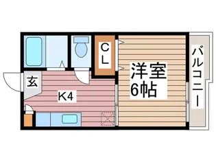 コ-ポシャルマンC【2階】の間取り