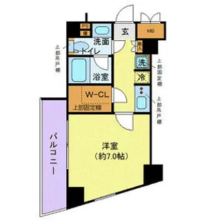 ディアレイシャス落合南長崎【3階】の間取り