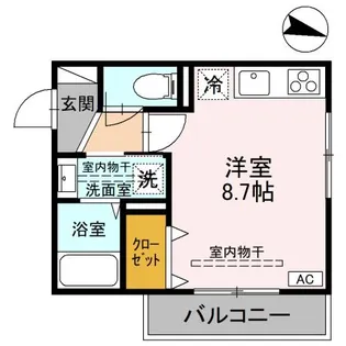 トリニティマーチ【1階】の間取り