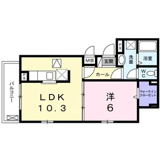 SKY palace【1階】の間取り