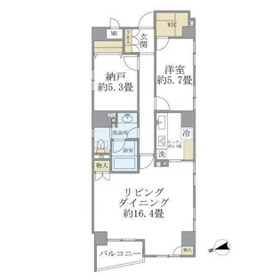 麹町レジデンス【3階】の間取り