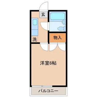 サンリバー【2階】の間取り