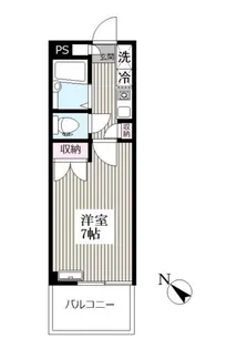 モアグリーン【3階】の間取り