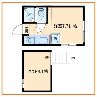 アスティー藤ヶ丘【1階】の間取り