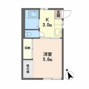 タウンコーポKN【2階】の間取り