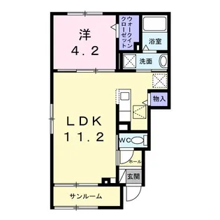 シーブルーム【1階】の間取り