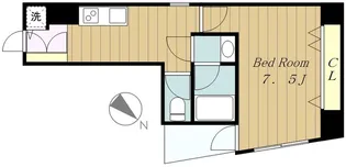 ヴェルヒルズ町田【8階】の間取り