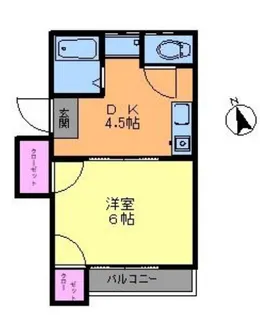 テラスポアレ【3階】の間取り