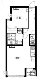 カーサ麻布ANNEX【4階】の間取り