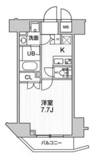 グランド神楽坂【2階】の間取り