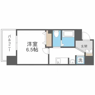 ルミナーレ天王寺【6階】の間取り