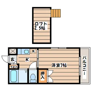 グランディオーヤマ【2階】の間取り