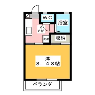 レーベン美里 B棟【2階】の間取り