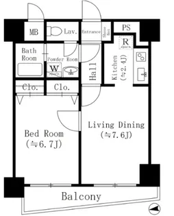 フローレンス森山【4階】の間取り