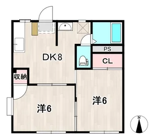 メゾンプレミール【1階】の間取り