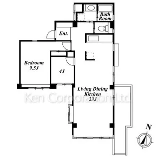 パルク リ・ブラン【3階】の間取り