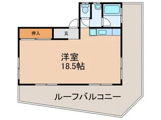 朝日ビル【4階】の間取り