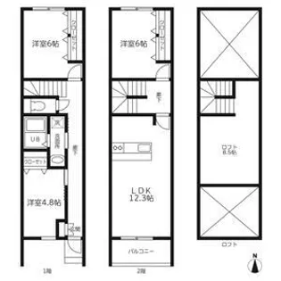 KLEINES HAUS【1階】の間取り