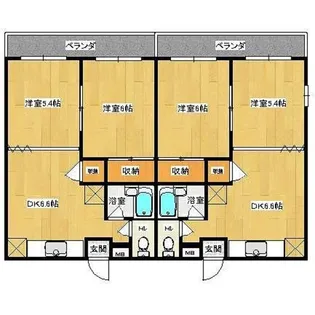 ハイツ プラスワン【1階】の間取り