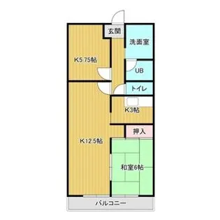 リアライズ竜田町【5階】の間取り