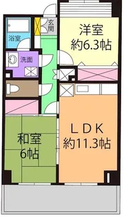 アプリ新横浜【6階】の間取り